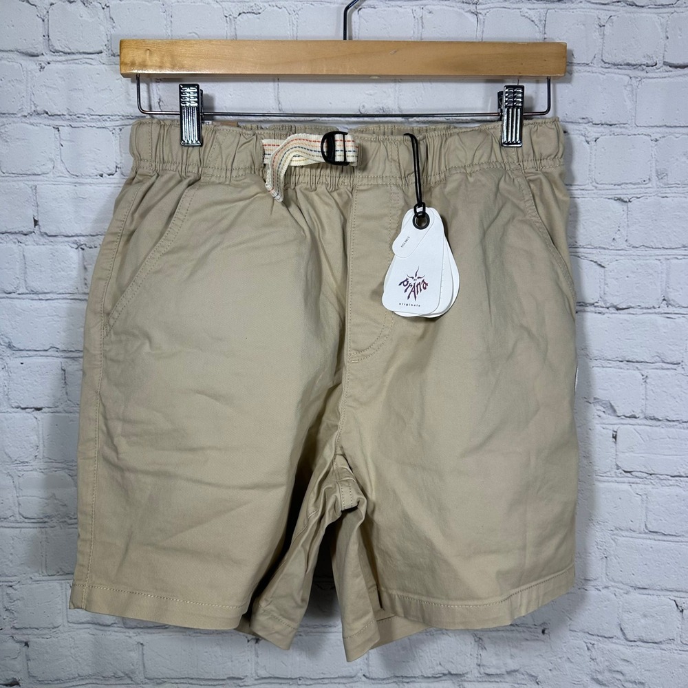 Prana Mojave Short Cliffside‎ Tan Khaki Mens Small 6 Inch Inseam 1972481 NEW